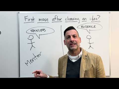 Your First Move After Choosing an Idea (Not a Mentor)