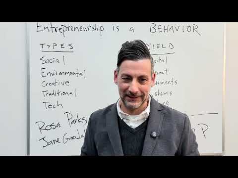 Entrepreneurship Is a Behavior (Not a Job Title)
